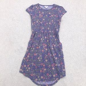 Lularoe Purple Floral Mae Dress